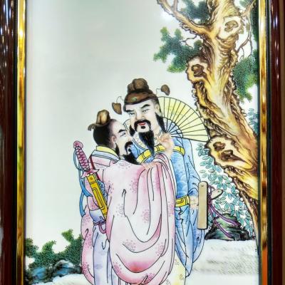 Tranh Sứ Bát Tiên Bình Đồ